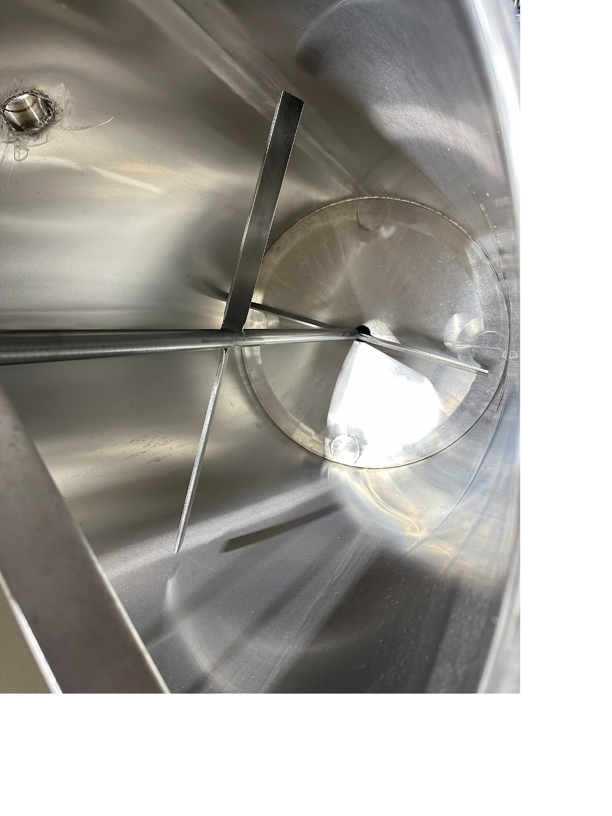 Stainless Steel 100-Gallon Mixing Tank
