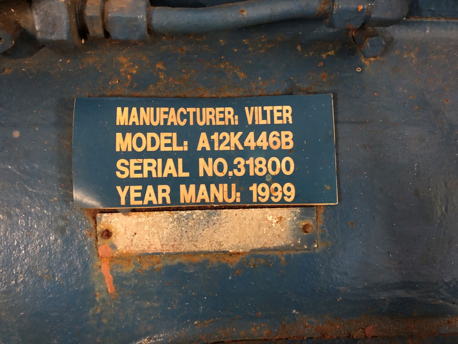 Vilter Reciprocating Compressor A12K446B (100 hp)